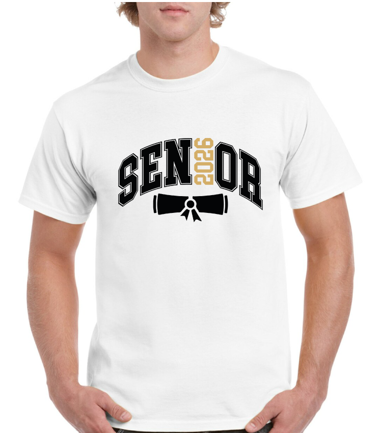 Senior 2026 With Diploma Senior Tee
