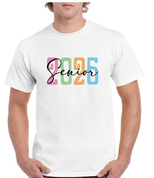 Multi-Color 2026 Senior Tee